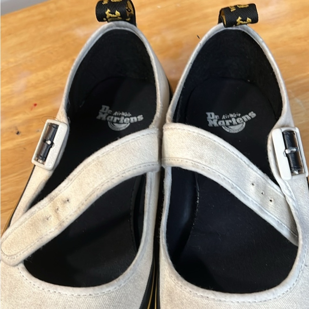 Dr. Martens Off-White Mary Jane Flats